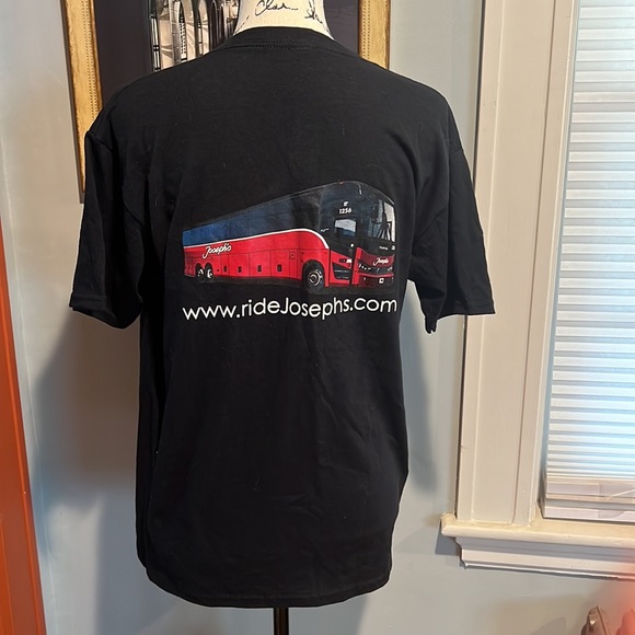 Gildan Cotton Swag T-Shirt: Joseph’s Bus & Limo Service (XL) - Picture 3 of 5